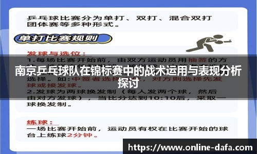 南京乒乓球队在锦标赛中的战术运用与表现分析探讨